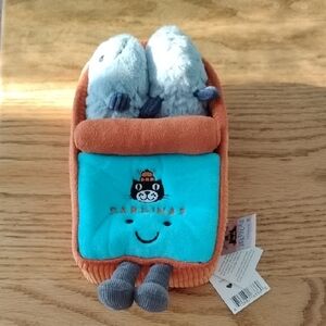 Jellycat Amuseables Plush with Orange and Blue Accents